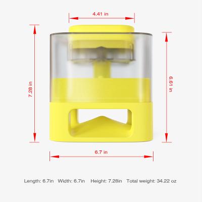 China Sustainable Popular Transparent Loft Pet Dog Feeder Manual Pet Feeder for sale