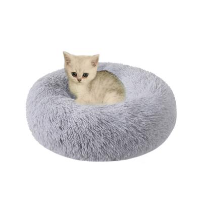 China Factory Stocked Directly Wholesale Sell Various Plush Donut Custom Pet Bed Well for sale