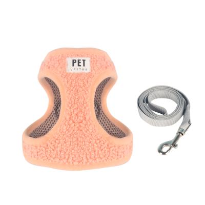 China 2021 Hot Custom Dog Harness Stocked Adjustable Pet Harness Logo Reflective Light Vest Breathable Sales for sale