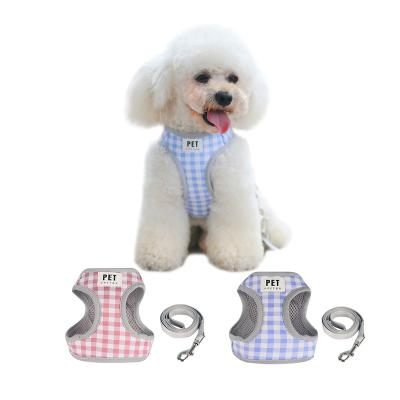 China Low Price Stocked Wholesale Pet Supplies Adjustable Pet Harness Cute Dog Harness Pet Leash for sale