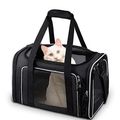 China Custom Design Breathable Hot Selling Cat Bag Pet Carrier Tote Dog Bag Outdoor Pet for sale