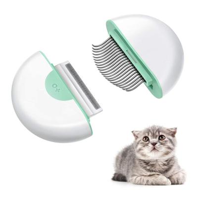 China Viable Grooming Tool Comb Dog Bath Plastic Cat Hair Lint Roller Remover New Product Plastic Pet Shower Brush for sale