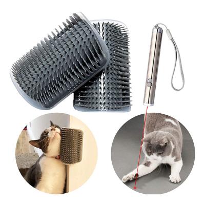 China Good Viable Quality And Bath Massage Dog Grooming Tool Cat Lint Roller Brush Pet Hair Remover 2 In 1 Comb for sale