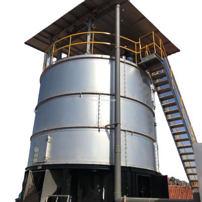 China chicken pig farm animal manure and excrement fermentation equipment/organic fertilizer fermenter for sale