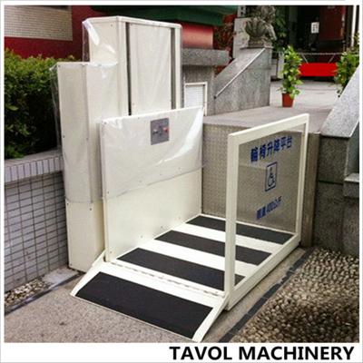 China Home platform Hydraulic Goods Lift Wheelchair elevator for disabled people zu verkaufen