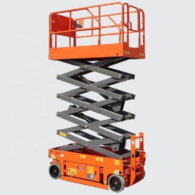 中国 hydraulic high Mobile Scissor Lifts strength self propelled mobile 販売のため