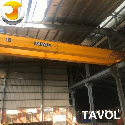 China Electric girder Single Beam Overhead Crane bridge hoist 10T traveling price for sale