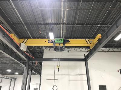 China TAVOL 3ton 5ton 10ton 16ton 20ton Factory Use Single Girder Overhead Crane for sale