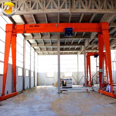 中国 Single Beam Overhead Industrial Gantry Crane 10ton Price 販売のため