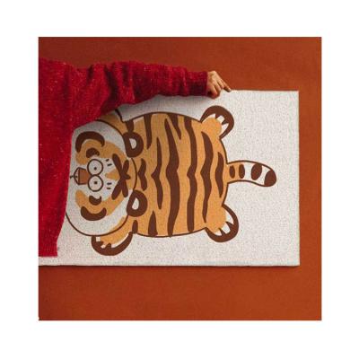 China Pattern Customization Rectangle Blankets Washable Hot Selling Modern Digital Printed Door Mat for sale