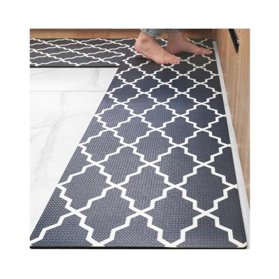 China Best Newest Selling Washable Anti Fatigue PVC Carpet Plastic Mesh Non-Slip Waterproof Kitchen Floor Mat for sale