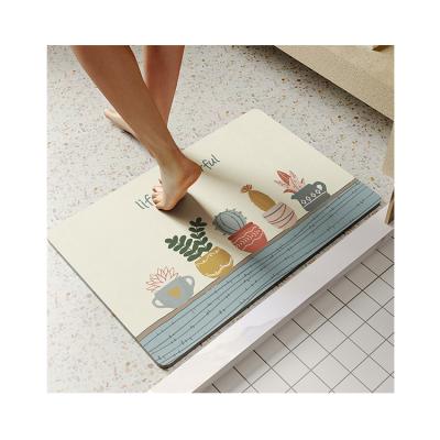 China Durable Area Rug Bathroom Carpet And Promotion Price Washable Designer Anti Slip Absorb Bath Mat for sale