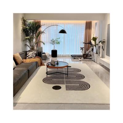 China Reasonable Price Designer Washable Faux Fur Soft Blanket Living Room Rug for sale