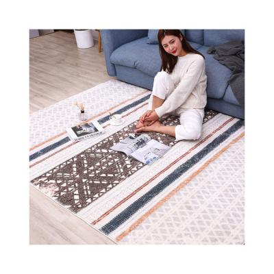 China Geometric Abstract Washable Living Room Design New Textured Nordic Large Rug Rugs Living Room Modern Design for sale