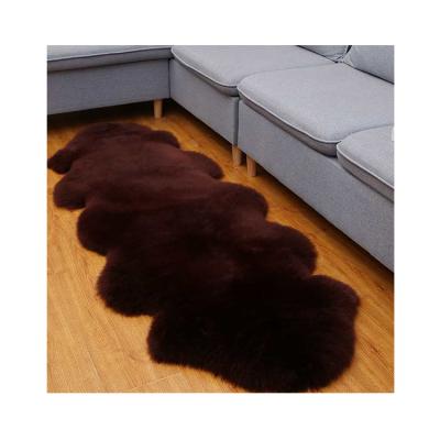 China Handmade Carpets Living Washable Room Manufacturer China Luxury Sheepskin Fur Rug for sale