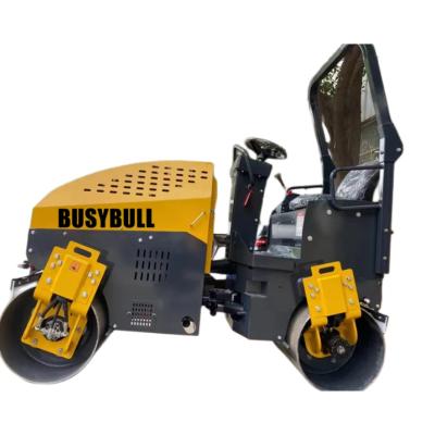 China BUSYBULL China Factory 1T Brand New 3 Ton Double Drum Mini Compactor Machine Vibratory Road Rollers For Sale for sale