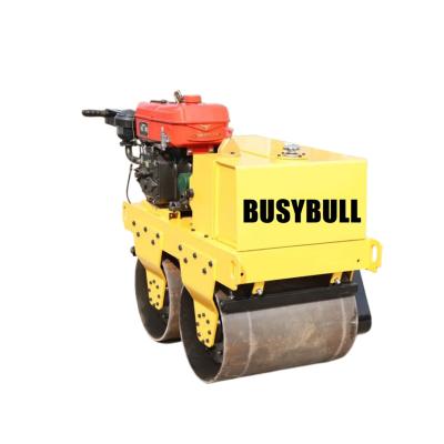 China Building material shops BUSYBULL mini road roller with reasonable structure, small volume, strong vibration force and convenient conversion site for sale