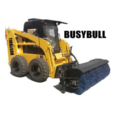 China Building Material Stores BUSYBULL Wheel Loader Trend China Top 750KG 0.5M3 Mini Skid Steer Loader JC65 New In Stock for sale