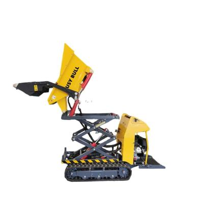 China Hot sale 2023 factory new mini automatic gasoline dumper with steel wire rubber track for off-road for sale