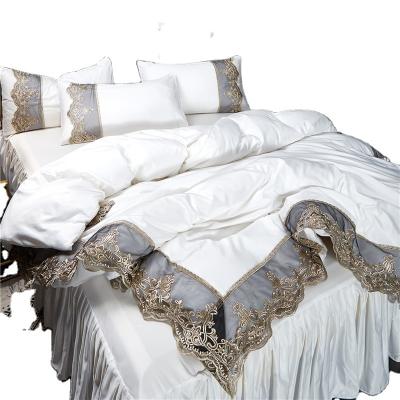 China Nondisposable Special Hot Selling Single Silk Comforter Stain Covers Bedding Sets for sale