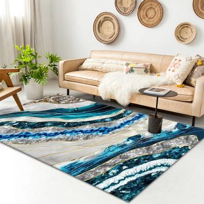 China Wholesale Non-slip 3D Blanket Non-slip Home Hotel Artwork Living Room Decorative Modern Luxury Floor Mat Carpet for sale