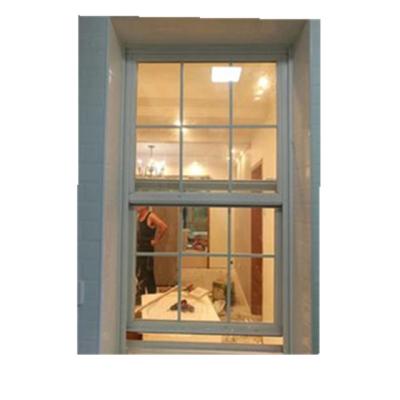 China America Style Magnetic Vinyl Single Screen Hung Window Upvc Windows Soundproof Pvc Single Hung Vertical Double Hung Windows for sale