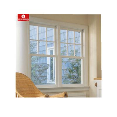 China Hurricane Low-E Double Impact Glass Single Screen Price Magnetic USA Standard Hung Window for sale