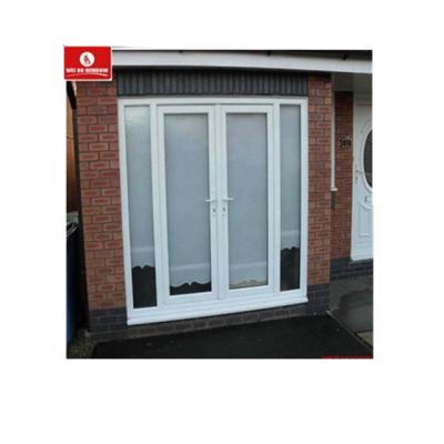 China Modern Design Waterproof Windproof House Swing Opening Exterior PVC Casement Door for sale