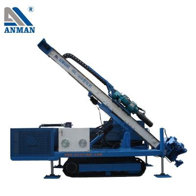 China Construction worksÂ   HDL-160D Reliable Performance Threw Hole Crushed Stone Stratum Drive Guide Top Drill Rig for sale