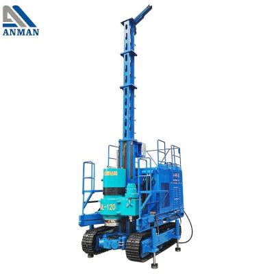 China Construction worksÂ   SJL-120 24 hours the after-sales service reducing the impact of the underground environment construction crawler weak ground drill installation for sale