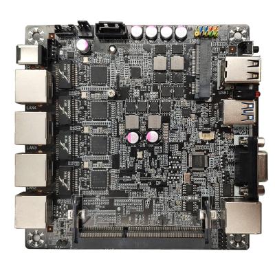 China Low cost industrial mini PC desktop nano PC computer motherboard 12*12cm itx LAN main board 4 MB main board for sale