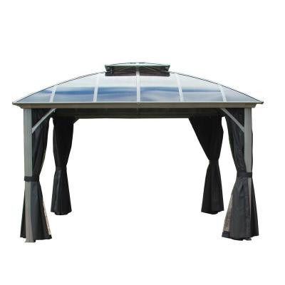 China Polycarbonate Luxury Aluminum Outdoor Gazebo Easily Assembled Modern Gazeb Gazebo for sale