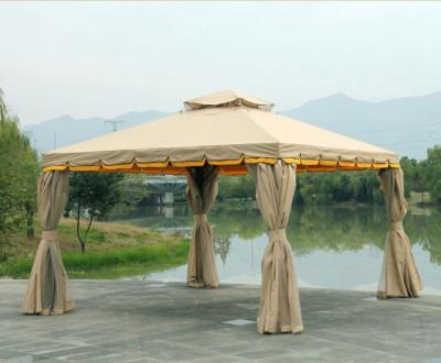 China Hot Sale Straight Tying Type Customized Cheap Outdoor Gazebo Polyester Sunshade Tents Roman Tent for sale