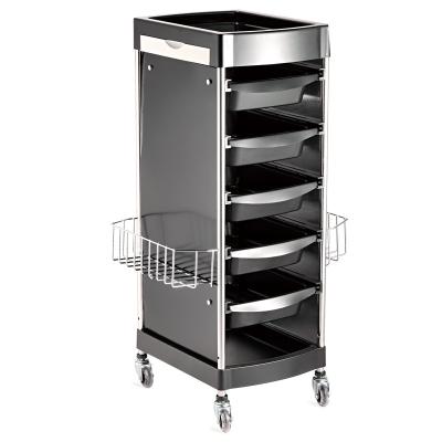 China X11-E Modern Wholesale Customization Beauty Salon Drawer Storage Trolley Luxury Rolling Salon Trolley for sale