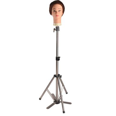 China Durable cheap price H0046 hairdresser mannequin head, adjustable tripod stand for sale