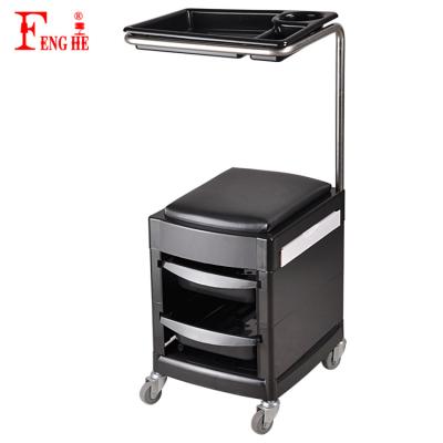 China Durable X23 professional pedicure /manicure salon trolley roolling chair for sale