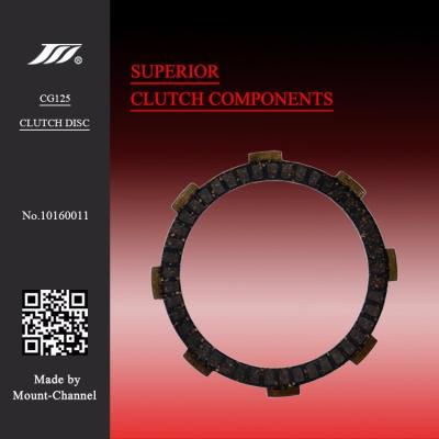 China Long Lifespan CG125 Rubber Durable Clutch Plate Friction Disc For Honda Motorcycle for sale