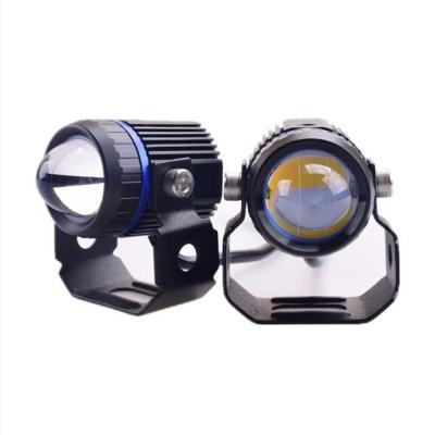 China New Model Headlamp 30W 7Inch Round Angle Led Headlamp Halo Eyes Drl Headlamp For Car Motorcycle Offroad DC 12V for sale