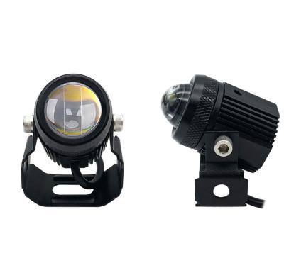 China All NO.1 M1 Motorcycle/Bike/Car Hot Selling Led Lights Motorcycle Spotlights Mini Headlight Dual Colors Moto Projector Driving Auxiliary Light for sale