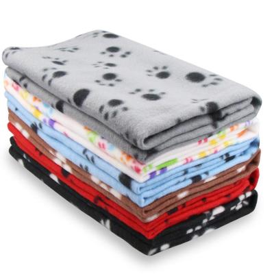 China Large Dog Bed Sofa Dog Cat Pet Throws Fleece Soft Fleece Pet Blankets Viable Wholesale Luxury Washable Dog Pet Blankets for sale