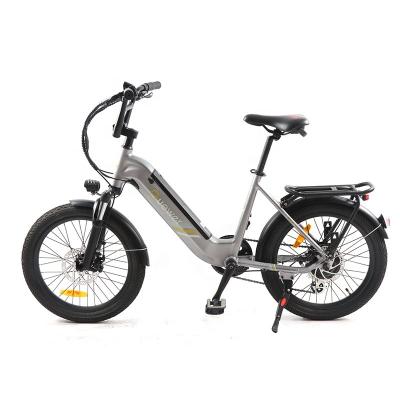 China Aluminum alloy folding electric bike 36V 250W or 48V 500W lady mountain 20 inch e bike Eu motor e bike mid warehouse/factory for sale