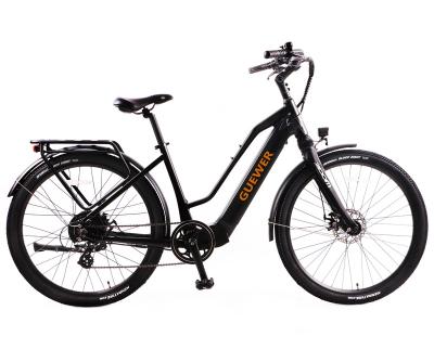 China Hot Selling Aluminum Alloy 48V 500W City E Bike With Built-in Lithium Battery Power 14Ah Big 27.5 Inch Electric Bike for sale