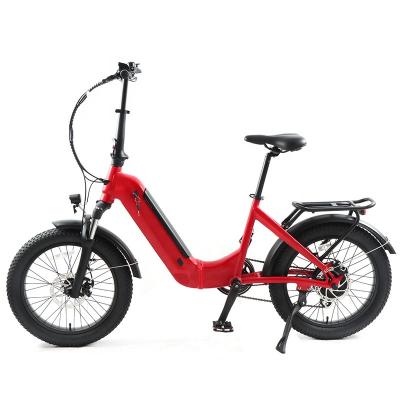 China Hot Sale Aluminum Alloy Folding E Bike 48V 500W With Built-in Lithium Battery 14Ah Power 27.5 Inch Big Electric Bike For Man And Women for sale