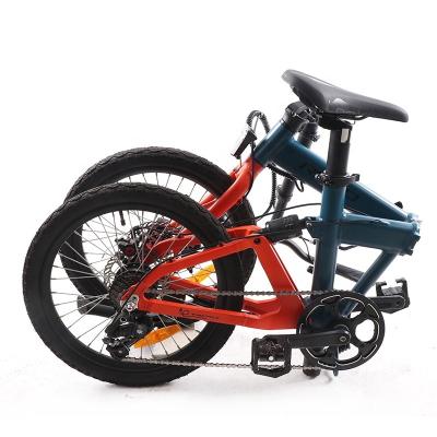 China Hot Sale Aluminum Alloy Folding E Bike 36V 250W With Built-in Lithium Battery 10.4Ah Power 20 Inch Big Electric Bike For Man And Women for sale