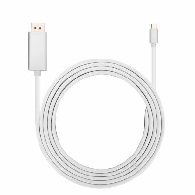 China Data Transfer Braid 4K 60Hz Resolution USB Fast Charging Nylon Type-C + Type-C To DisplayPort DP Cable Compatible For Macbook for sale