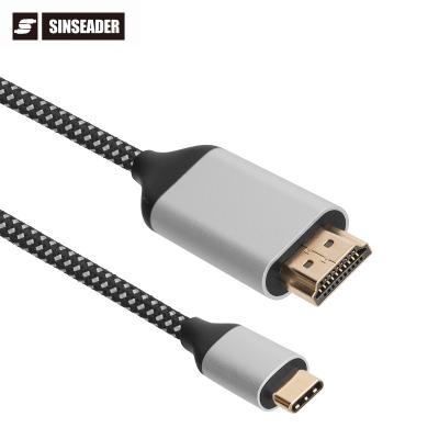 China Wholesale Gold Plated OEM 4k Data Transmission 4K USB Type C To HDMI Cable For Video Audio Laptop Projector for sale