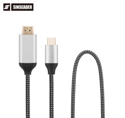 China Data Transmission OEM ODM 4K USB-c 3.2 To HDMI 4k 60hz Usb Type C Computer Cable To HDMI Cable for sale