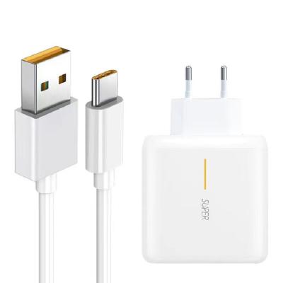 China 2021 Fast Charger Digital Display Charger EU/US Adapter Charging 1 USB 65W Super vooc Charger for oppo for sale