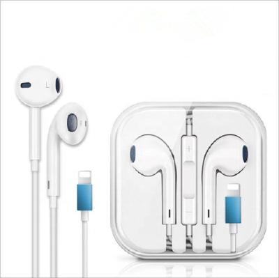 China Best Price Comfortable Mobile Phone Earphone Earpod Earbuds Wearing Hand Free With Microphone For Iphone Earphone 7 8 X 11 12 for sale