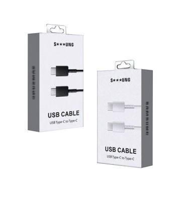 China 5A Mobile Phone Data Cable Fast Charging C Type To Type C PD Charging USB Cable Type-CS20 Note 20 45W Universal for sale